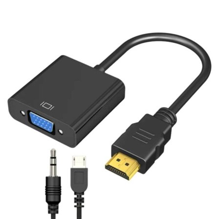 HDMI till VGA Adapter med Ljud