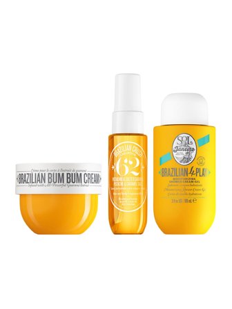 Sol de Janeiro Mixed Lines Set cont.: Bum Bum Body Cream 50 ml + Brazilian 4 Play Moisturizing Shower Cream-Gel 90 ml (GH 1577317) + Brazilian Crush 