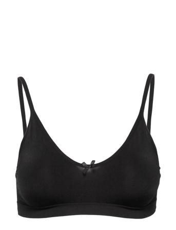 Little Wonder Seamless Top Black Abecita