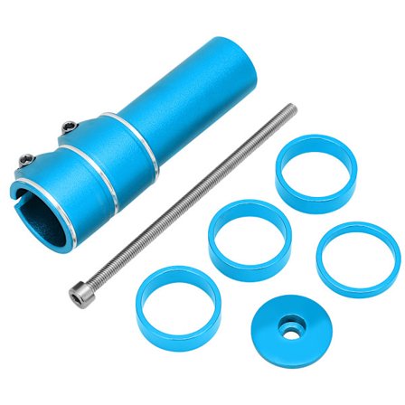 Cykelstyre Höjningsanordning Mountainbike Framgaffel Rör Förlängare Tillbehör blå