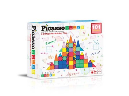 PICASSOTILES Picasso magnetset 101 delar - Lyreco - Skola och förskola - Lekmaterial - Bygglek, konstruktion och mosaik