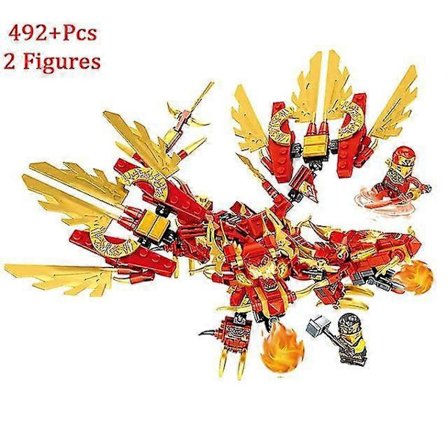 Ny Phantom Ninja Dragon Skip Modell Byggeklosser Soldater Figurer Båtklosser Kreativ Ekspert Barneleker For Gutter Barn - Klosser -