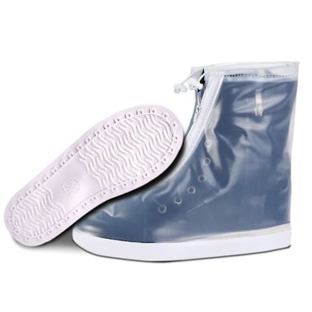 Vattentäta skoskydd, hopfällbara återanvändbara vattentäta skoskydd för regn och snö ridning män kvinnor