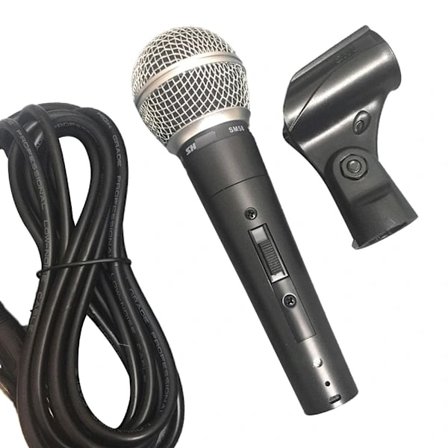 Shure SM58 Dynaaminen Laulumikrofoni Langallinen Mikrofoni Virtakytkimellä Kaapelilla Uudenveroinen, ta