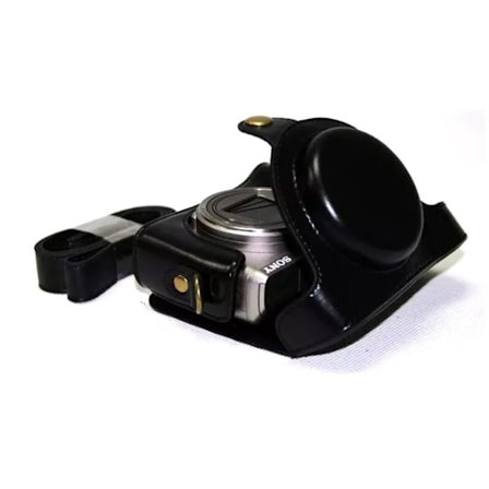 Sony HX60/HX50/HX30 etui til kamera i læder - Sort