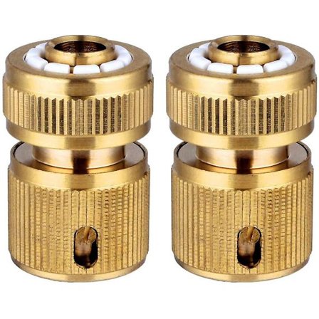 3 stk. Messing Slangekobling Slangeende Hurtigkobling 1/2" Slange Hurtigkobling Til Havearbejde, Vanding