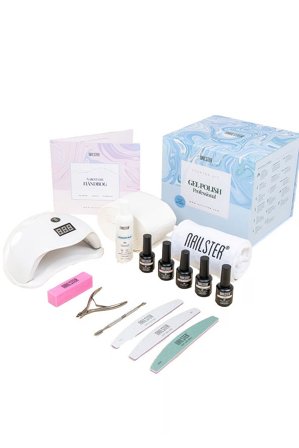 Nailster Gel Polish Starter Kit Professional, Makeup, Gelénegle, Uv Lamper