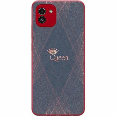 Samsung Galaxy A03 Genomskinligt Skal Queen