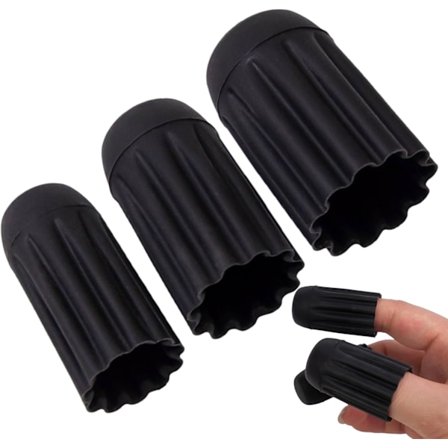 Pakke med silikone fingerbeskyttere til syning - Elastisk silikone fingerbeskytter - Multifunktionel fingerspidsbeskytter