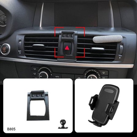 Mobilholder BMW X3 2011-2016 / BMW X4 2014-2016 F25 – Fast Montering uten Skade på Interiør