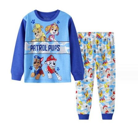 PAW Patrol Pyjamasæt Barn Langærmede Bukser Sæt Sovningstøj Lyseblå