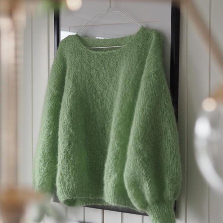 Knit Norway Lindteinstrikk Tynn Zara-Genser Oppskrift-PDF