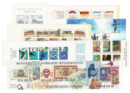 Finland 1979-1993 - 7 forskellige hæfter - Postfrisk