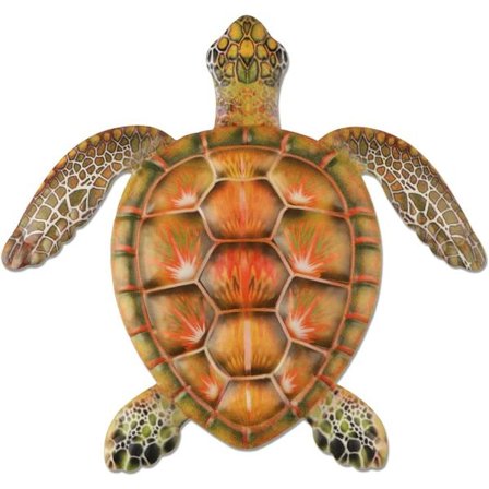 Metal Skildpadde Vægindretning Skildpadde Vægkunst til Hjem Soveværelse Stue