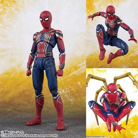 18 cm samlarbar Spider-Man actionfigur, perfekt present till pojkar