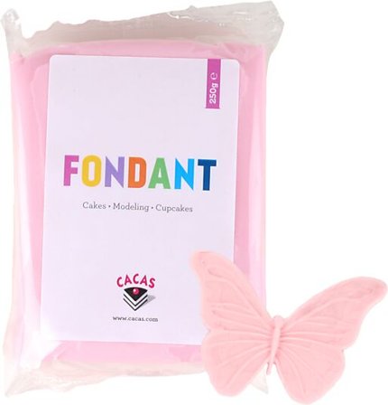CACAS Fondant Rosa Pastell 250g