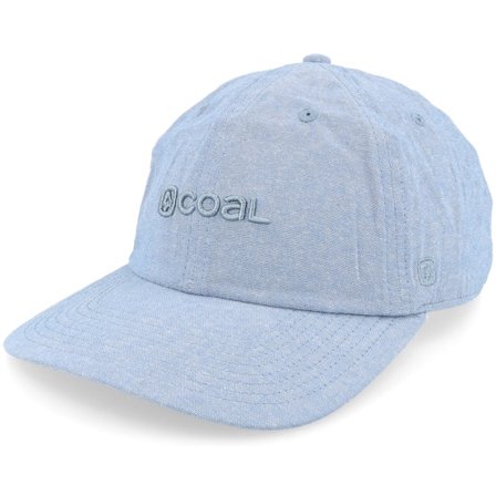Coal - Blå unconstructed Keps - Encore Light Blue Chambray Dad Cap @ Hatstore