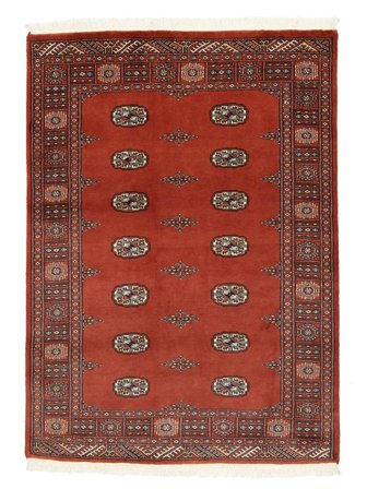 Medalionowy Mały Pakistański Bucharski 2Ply Dywan 129X179 Wełna