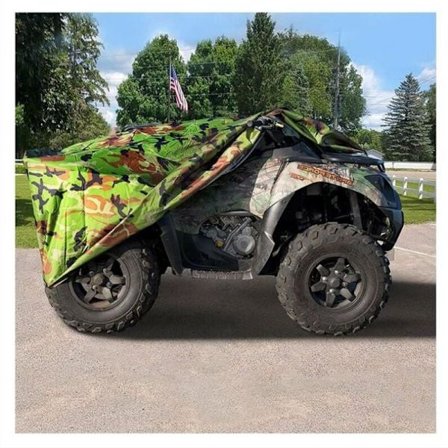 ATV Vandtæt UV-bestandigt Cover til Quad Bike Udendørs Beskyttelse Camouflage 210D Størrelse 210x120x115cm