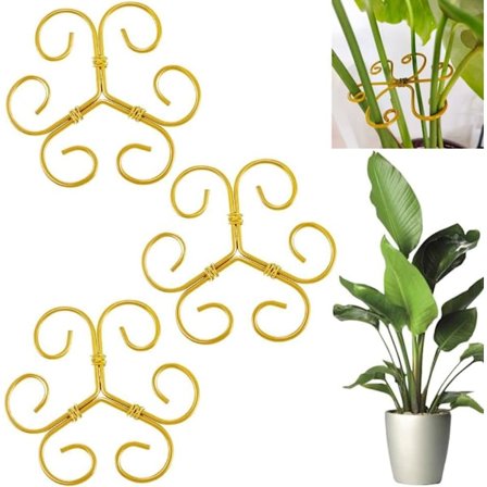 3 / 6 st Växtstöd Perennhållare – Stöd för Klätterväxter & Blomställningar, Trädgårdsstöd för Växter_TF_TF