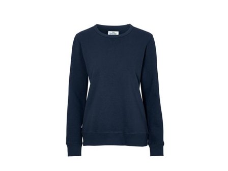COTTOVER Sweatshirt Crew Neck dam GOTS marin S - Lyreco - Arbetskläder - Arbetströjor - Sweatshirts och koftor