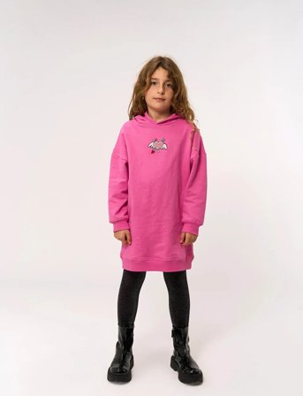 The New Tnpetrina Os Sweat Dress - Pink - 110/116