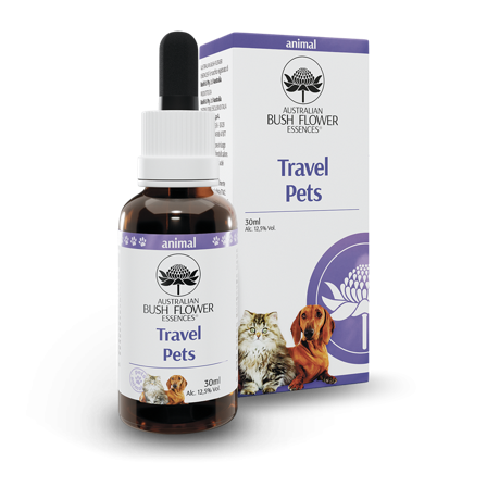 Australian Bush Flower Essences Travel Pets 30ml