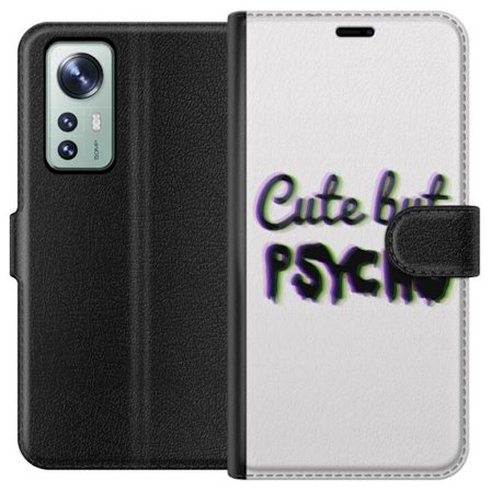 Kompatibel Tegnebogsetui til Xiaomi 12 Rainbow-farvet legetøjsfigur med et glad ansigt og farverige cirkler i en legesyg studieillustration