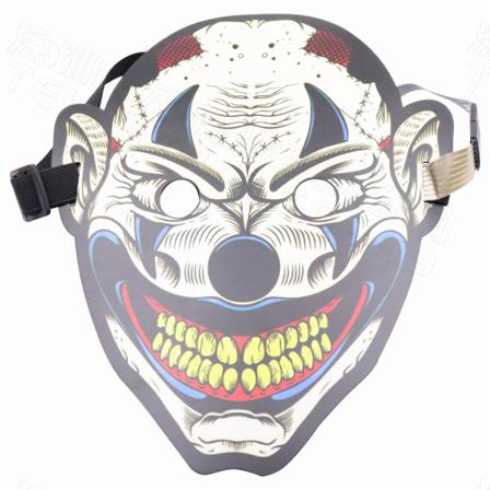 Ljudkontroll Joker Led Mask Halloween Cosplay Kostym Rekvisita