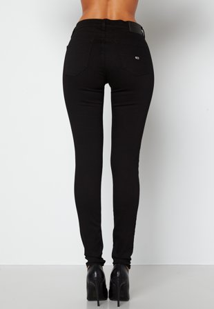 TOMMY JEANS Nora MR Skinny Staten Black Denim Klær