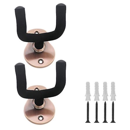 2-pak Guitarophæng Guitarvægmontering Hængere Guitar Krog Til Elektrisk Akustisk Og Basguitarer