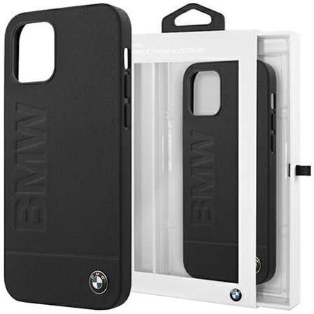 BMW BMHMP14XSLLBK-deksel til iPhone 14 Pro Max - svart signaturlogo Imprint Magsafe
