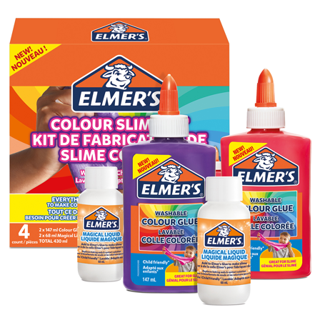 Elmers Colour Slime Set 4 Teile