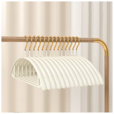 No Shoulder Bump Suit Hanger Halkfri våt & torr Klädhängare för dubbel användning