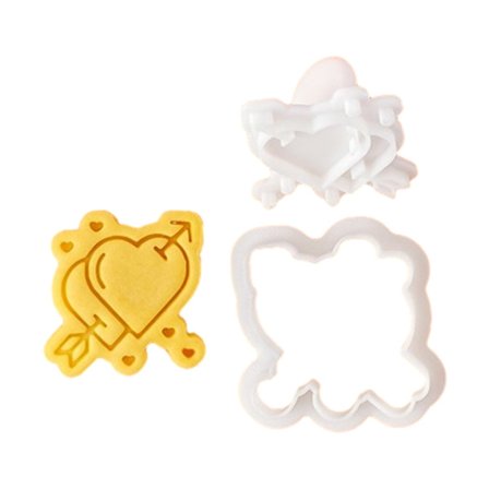 Alla hjärtans dag kakformar, kexform, kex fondant kakstämplar