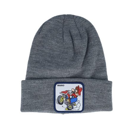 Capslab - Grå cuff Beanie - Super Mario Kart Grey Cuff @ Hatstore