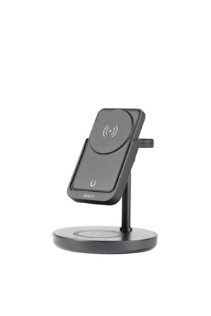 Deltaco 3-in-1 magnetic wireless charger, detachable power bank