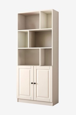 Hanah Home - Kirjahylly Logan - Valkoinen - Kirjahyllyt - - Homeroom