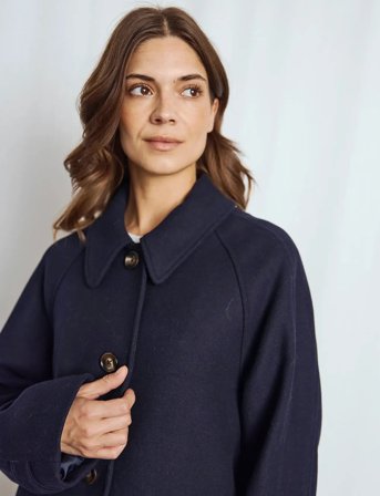 Bruun & Stengade Bs Ylva Coat - Navy - 38