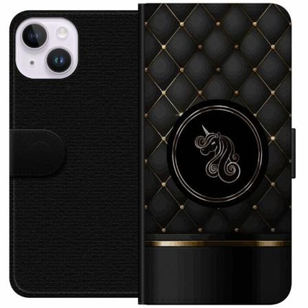 Apple Iphone 14 Plånboksfodral Luxury Unicorn