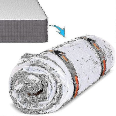 Vakuumposer til madras til flytning - Madrasopbevaringspose - Vakuumopbevaringsposer til at spare plads til ekstra stor madras lavet af kraftig latex 