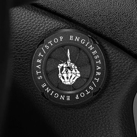 Onekey Start Stop Button Cover Bilinredning - spot försäljning