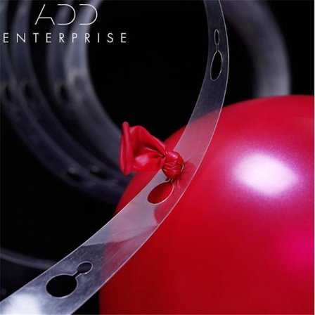 BalloonExpert ️ - Dobbelthulls ballongbuestripe 5 meter - Organisk ballongstripe