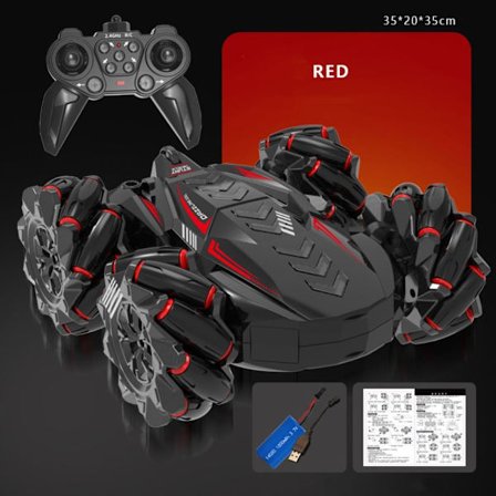 RC Stunt bilgestavkänning RÖD FJÄRRKONTROLL FJÄRRKONTROLL