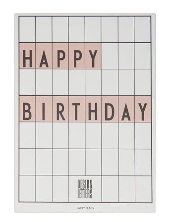 Design Letters | Happy Birthday Flags | ONE SIZE