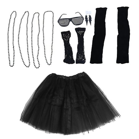 80'er Tilbehør til Kvinder 80'er Festtøj til Damer 80'er Udklædning til Kvinder