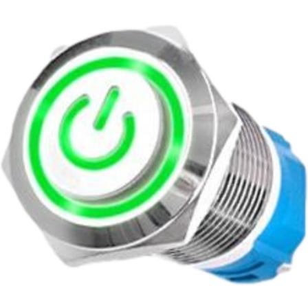 Spärrbrytare Led Upplyst På/av Power Tillbehör