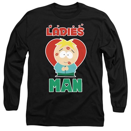 South Park Unisex Vuxen Ladies Man Butters Alla hjärtans dag T-shirt