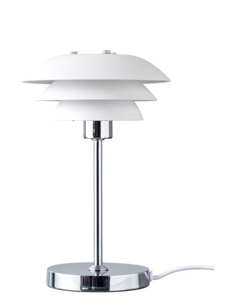 Dyberg Larsen Dl16 Bordslampa Vit - White - H25CM