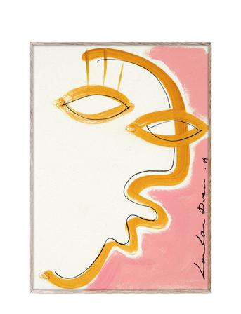 Gentil - 70X100 Home Decoration Posters & Frames Posters Illustrations Multi/mønstret Paper Collective